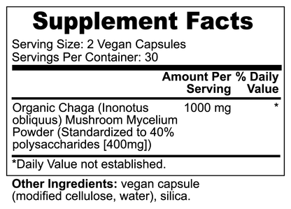 Chaga Mushroom - Test